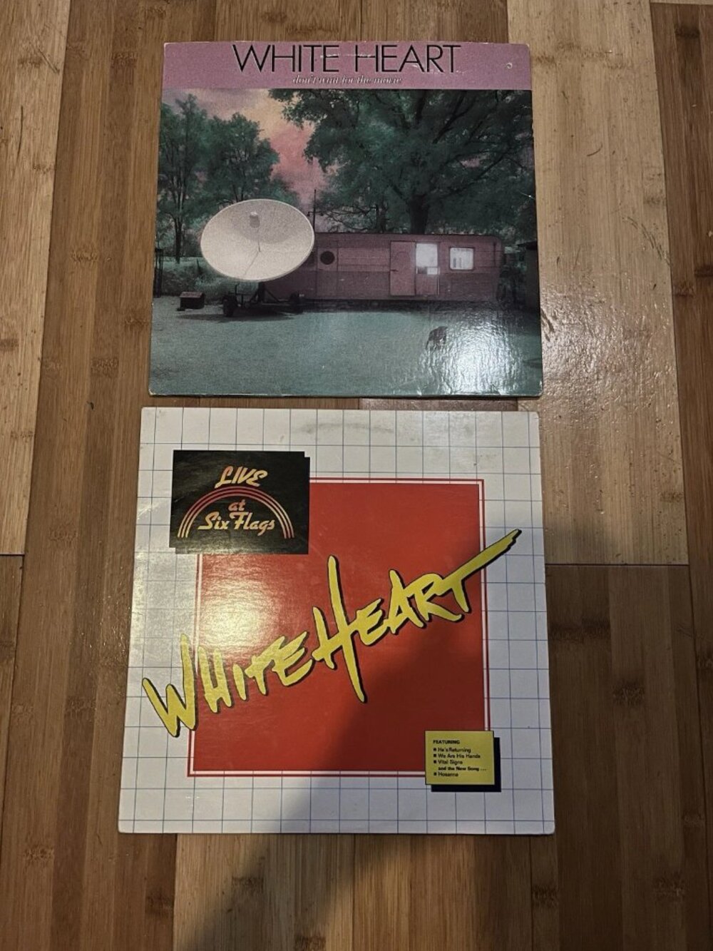 White Heart Dont Wait for the Movie & Live At Six Flags Vinyl Christian Rock